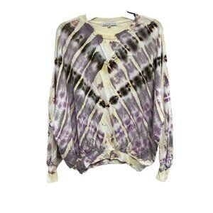 Young Fabulous & Broke Tie-Dye Top Tie Dye Black Top XS